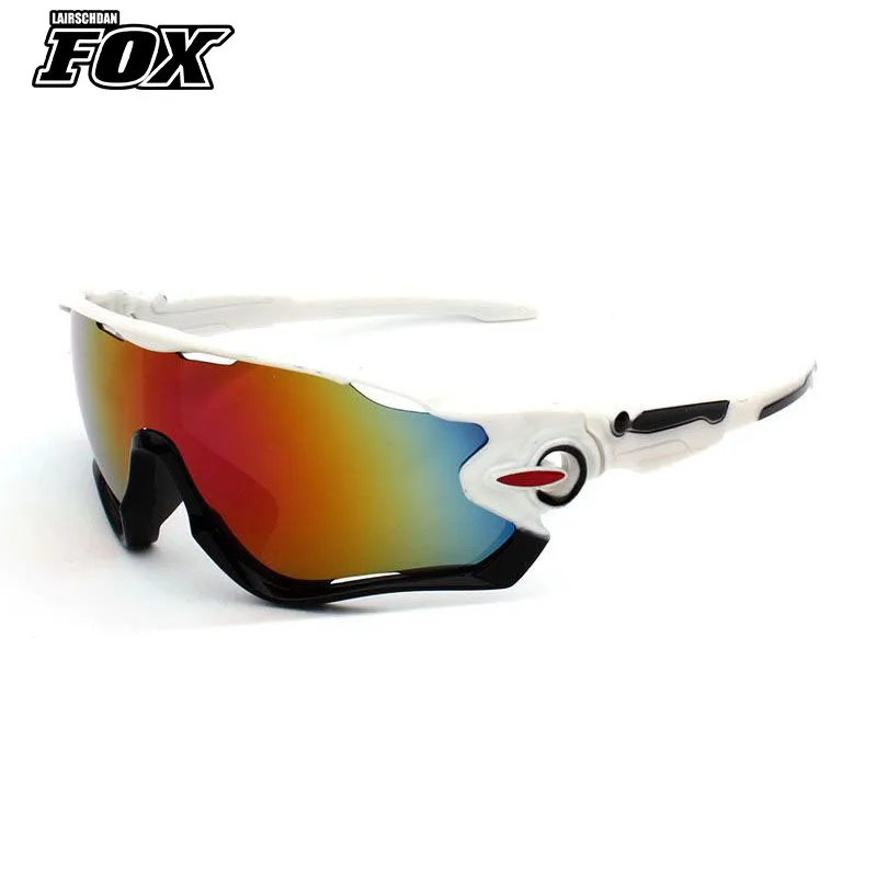 LAIRSCHDAN FOX Road Bike Goggles Polarizedlight Safety Glasses Cycling Men Windbreak Sand Eyeglasses MTB Fittings Men Sunglasses