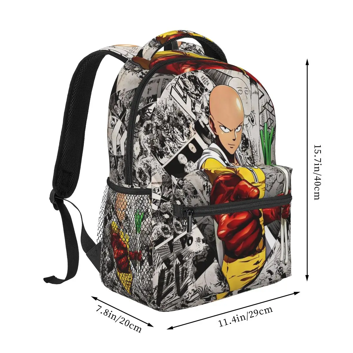 Anime One Punch Man Backpack Hot Sale Daypack Large Capacity Children BookBag School Bag Shoulder Bags for Men Women