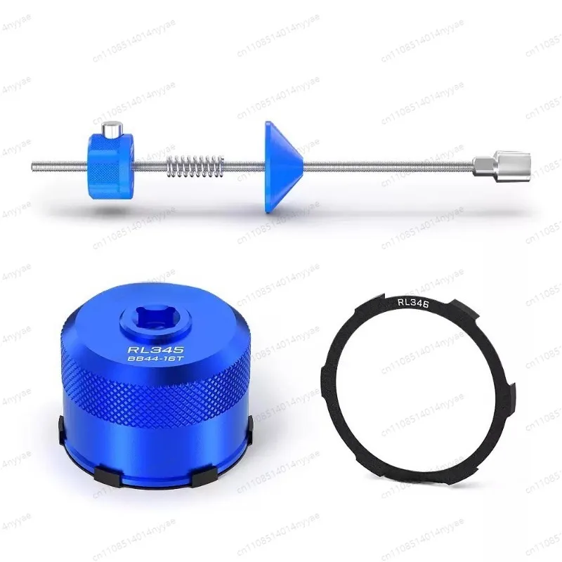 Bicycle External Lock Cover Removal Install Tool Center-Lock Disc Rotor Locking Ring Socket for Crank Chainwheel Repair
