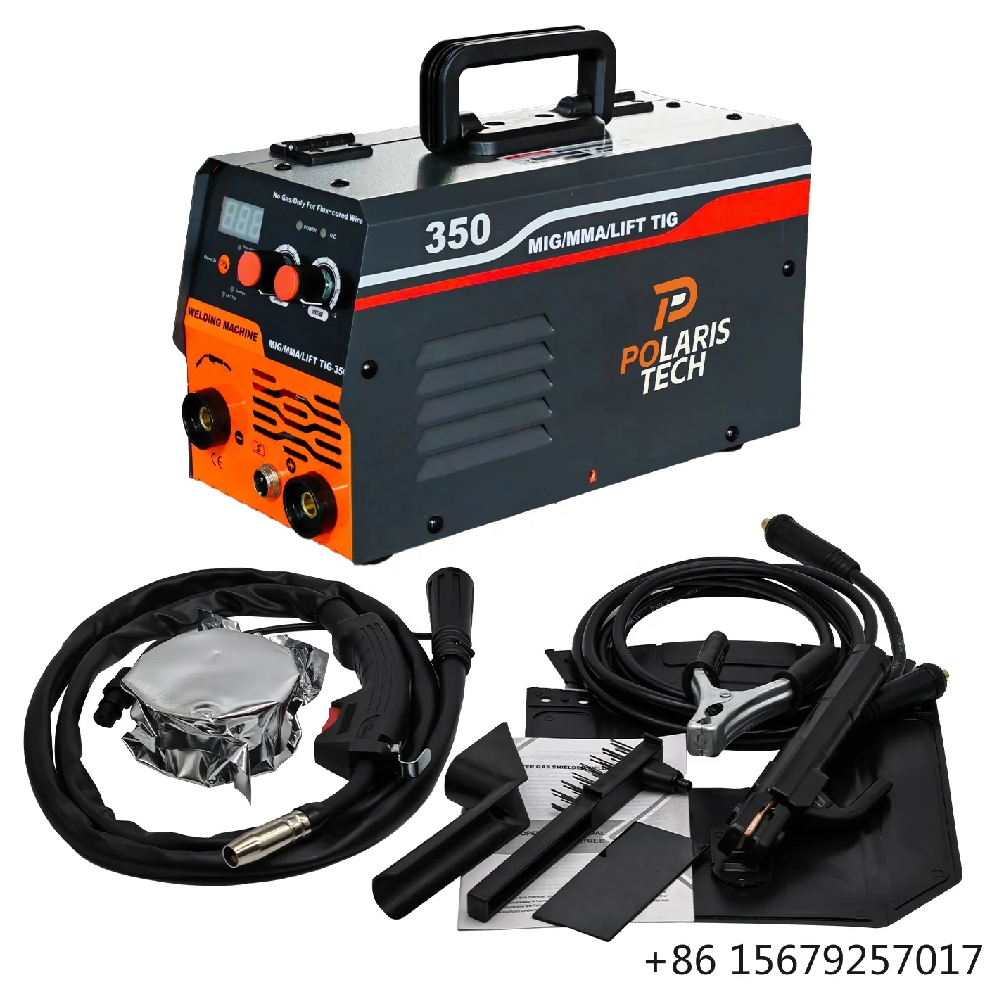 Mig No Gas Soldadora Fcaw Inverter Mig Sin Gas Portable Welder 220 v Flux Cored Wire Welder Multisoldadora 4 En 1