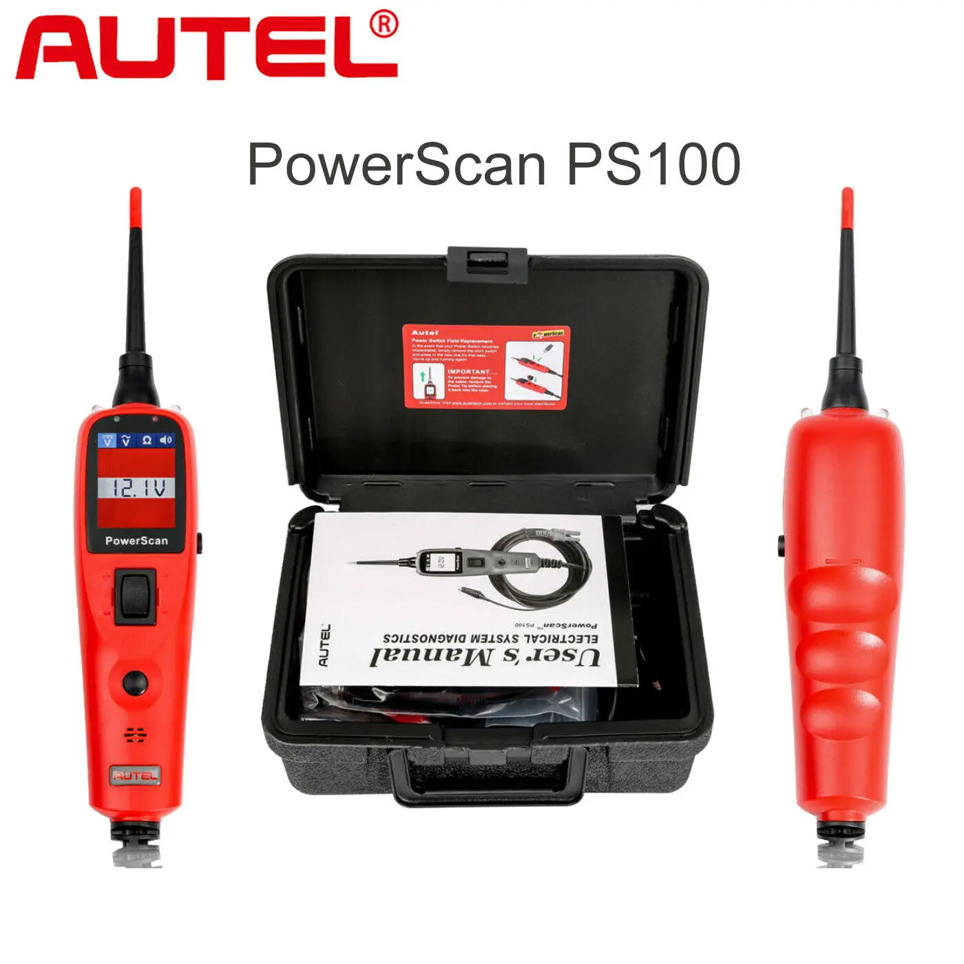 New Released Autel PS100 Relay Component Tester Automotive Electrical Circuit System Tester for Car Diagnostics Tool PS100