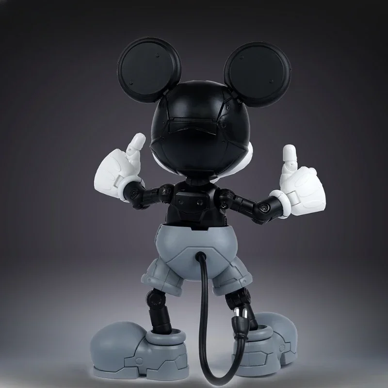 17cm Disney Black White Colorful Mickey Mouse Anime Action Figure Desktop Model Collection Garage Kit Birthday Christmas Gift