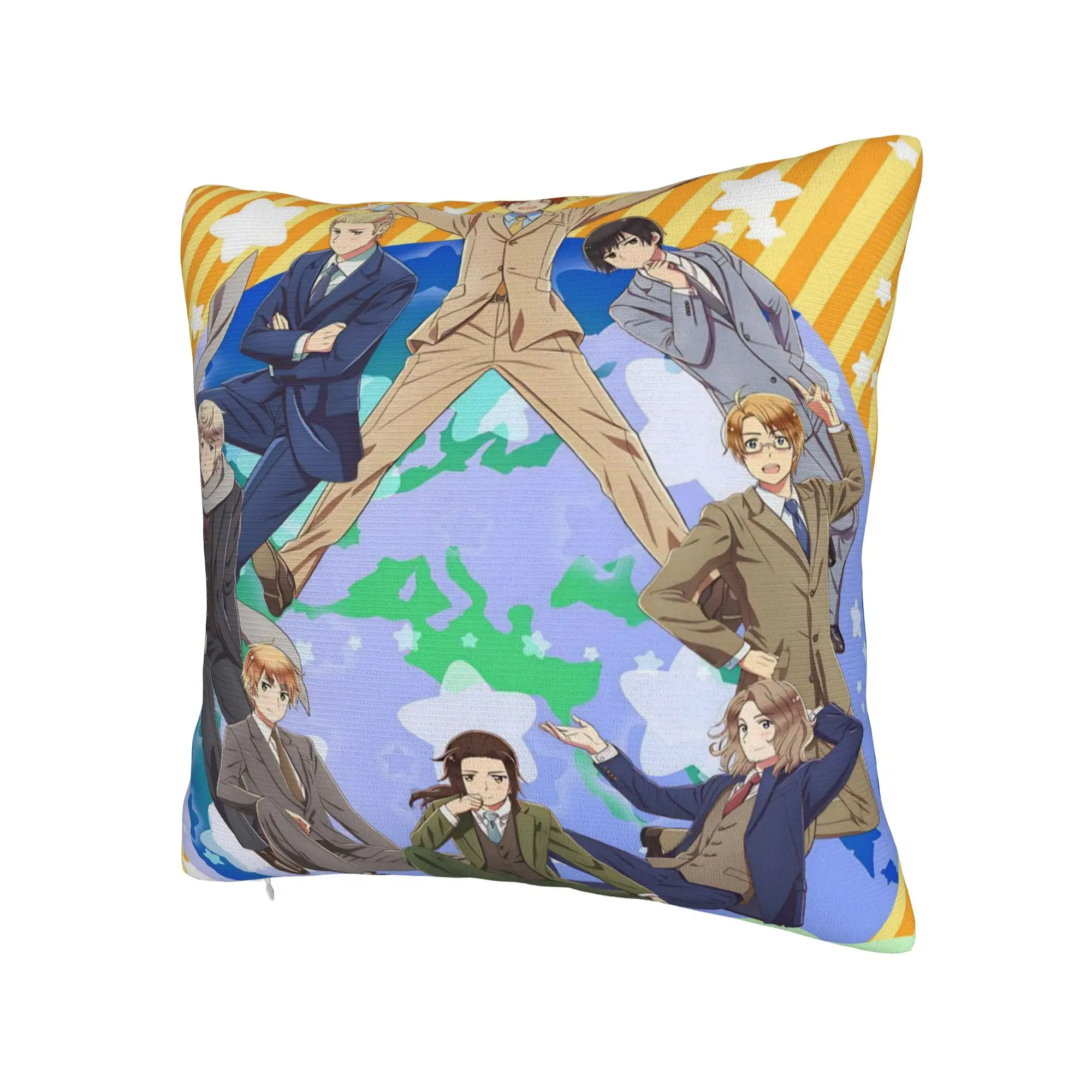 Decorative Pillow Cover Hetalias Axis Powers Accessories Home  Throw Pillow Case Cover Drop Shipping Multi Size
