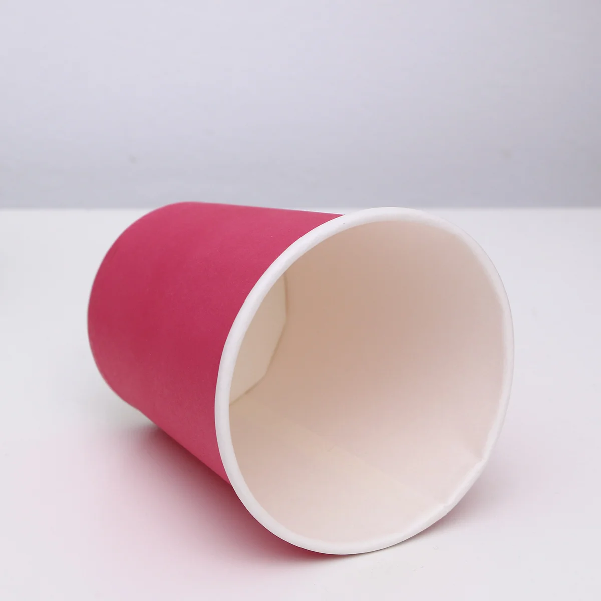

50Pcs Birthday Party Disposable Paper Cups Red Safety Material for Wedding Baby Shower Outdoor Events Disposable Cups