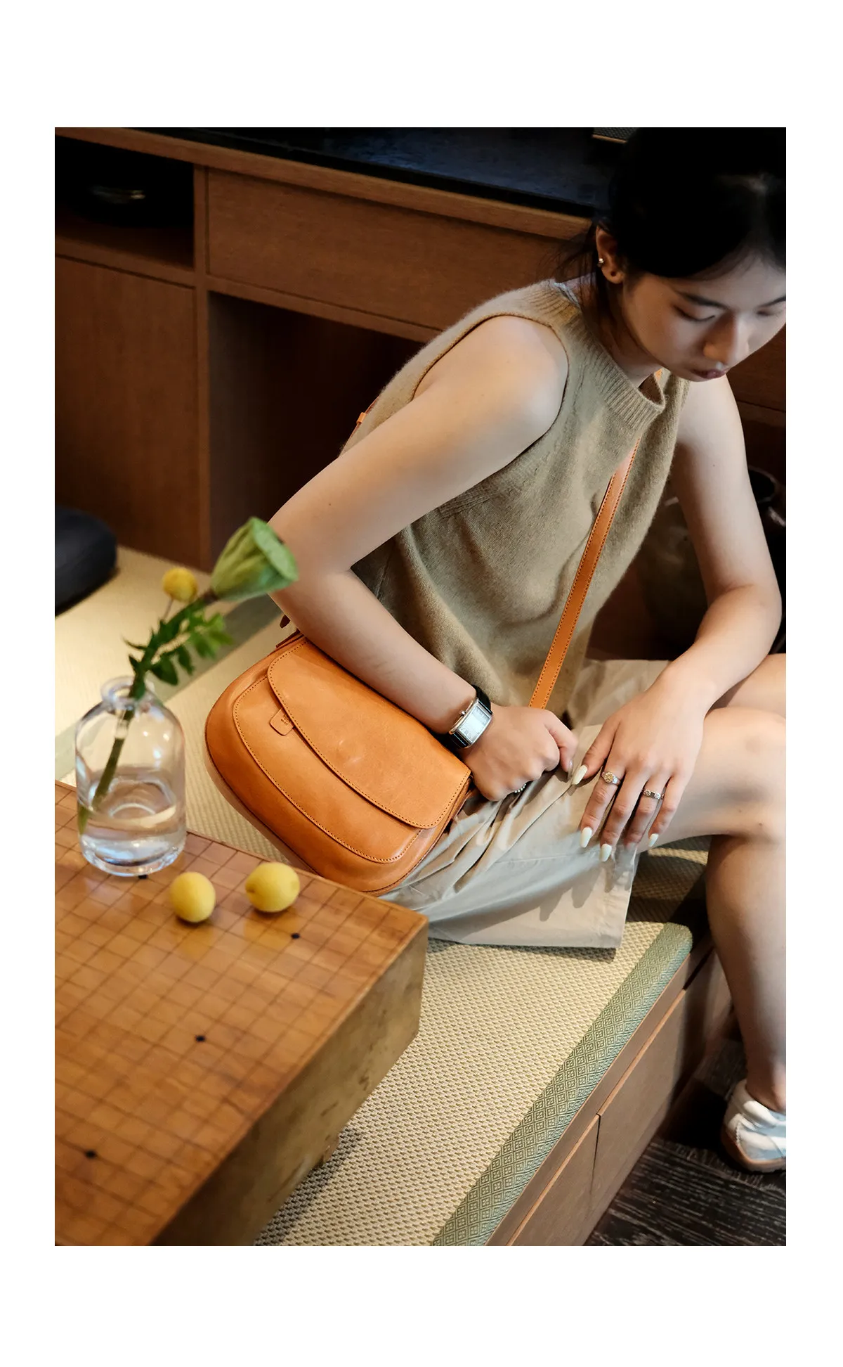 PNDME lässige Vintage-Umhängetasche aus Rindsleder für Damen, modische Joker-Weekender-Tages- und Luxus-Schultertasche aus echtem Leder – Detail 8