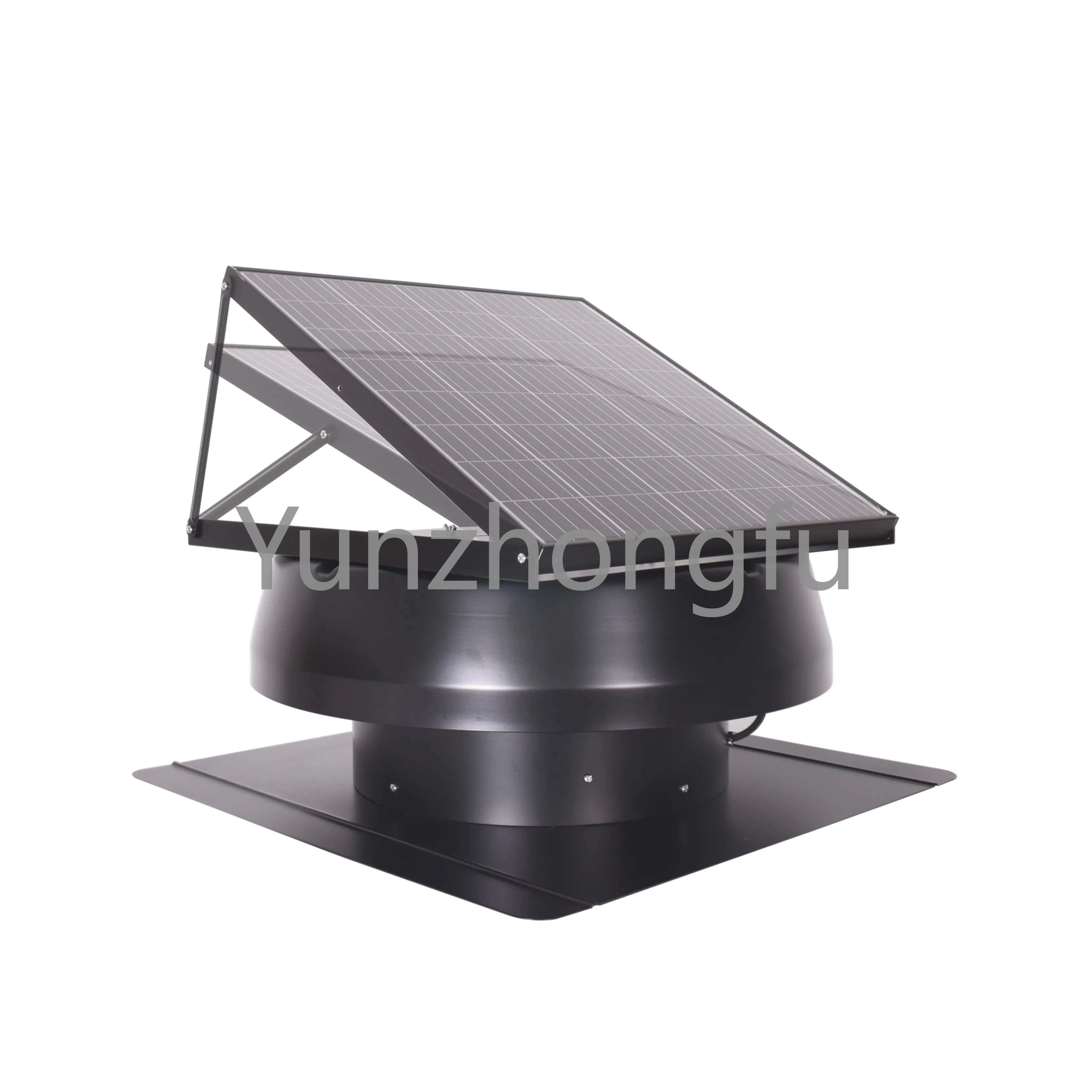 Reliable Factory Roof Mount Air Extractor Solar Panel Power Attic Ventilation DC Fan Poultry Farm Warehouse Factory