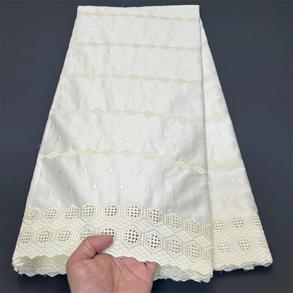 أحدث قماش دانتيل تول أفريقي لعام 2025، جودة عالية، نسيج قطن لكل متر، تطريز، كربون، فساتين الحفلات، فاخرة، خياطة، 5 ياردات #4
