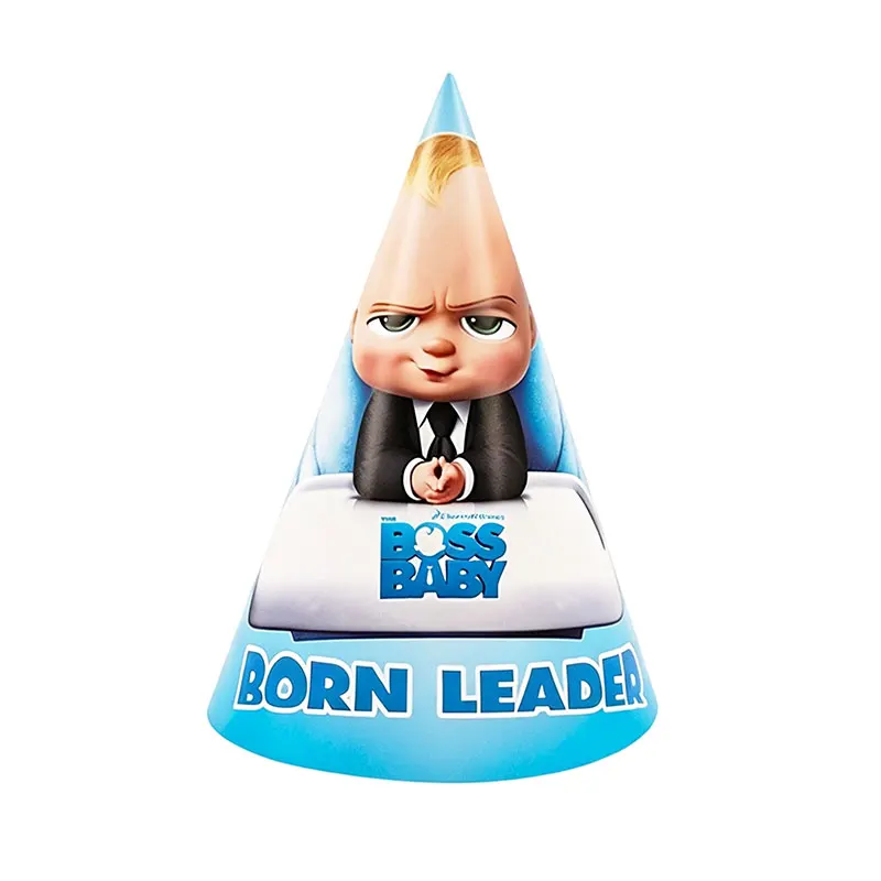 Blaues Little Executive Baby B-BOSSED Duschparty-Dekorationsset mit Einwegteller, Bechern, Servietten, Banner und Ballons für Geburtstagsfeiern – Detail 17