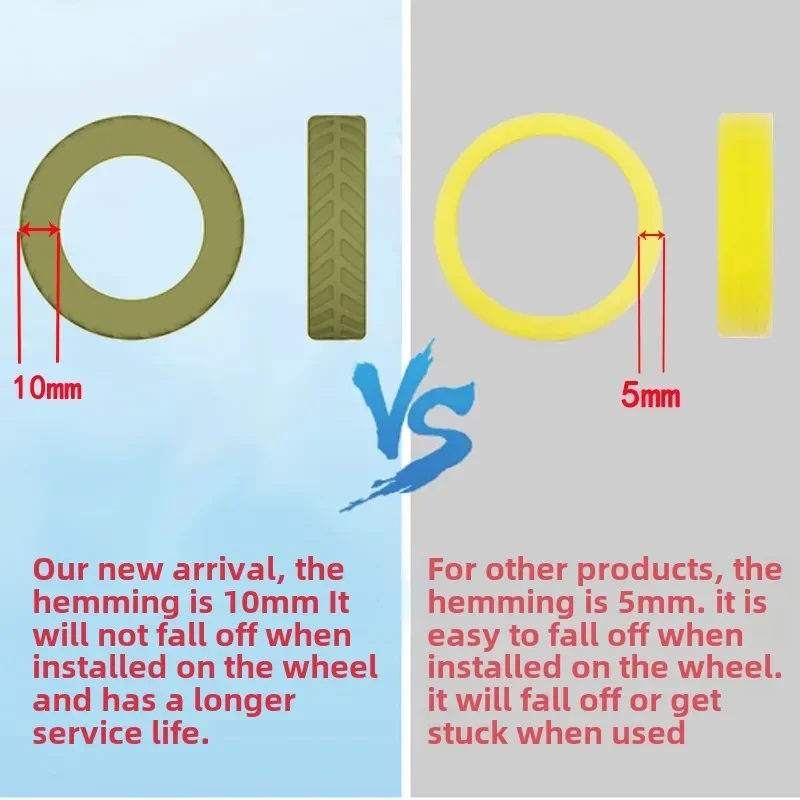 New Wide Anti-Slip Pull Rod Box Foot Wheel Replacement Silicone Cover Luggage Box Silent Foot Wheel Shock Absorption Cover Fresh