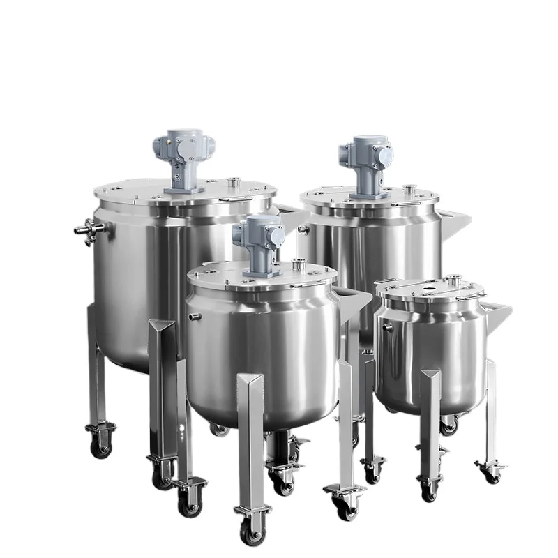CX 20-100 liters pneumatic, double-layer stirred tank heating and condensing cycle tank equipment