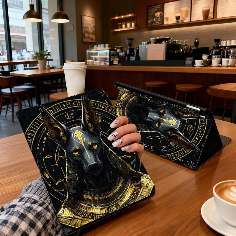 

Anubis Art Cool для iPad Pro Air Mini 2 3 4 5 6 7 7 8 9 10 11 10,2 9,7 10,5 10,9 11 13 дюймов Чехол для планшета