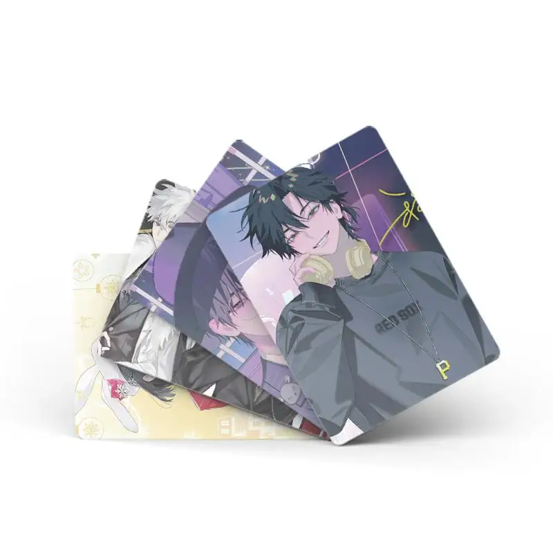 50 Pcs/Box Link Click Holographic Laser Lomo Cards Cheng Xiaoshi & Lu Guang Photo Cosplay Fans Collection Gift image 5