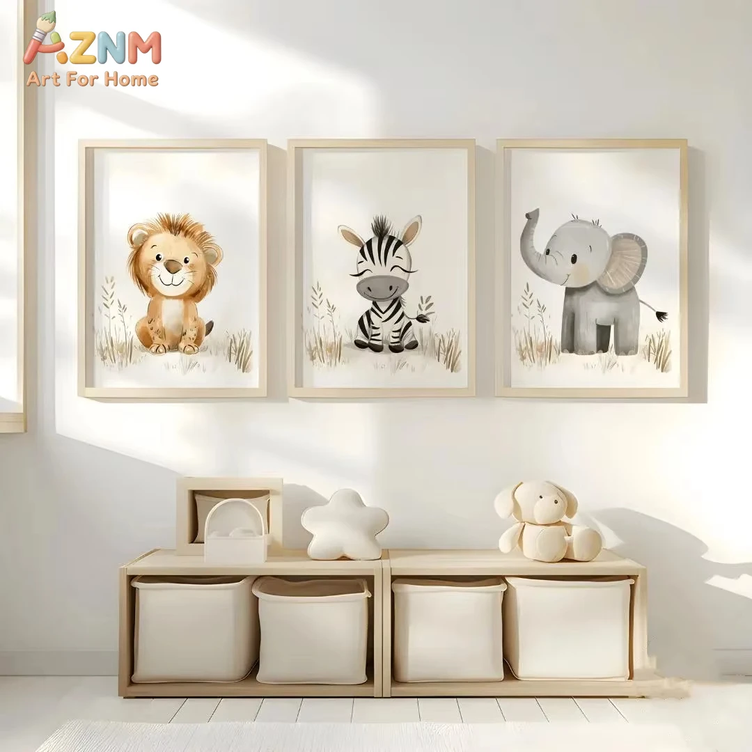 لوحات جدارية محايدة لغرفة الأط - مراجعة Baby Nursery Neutral وسعره