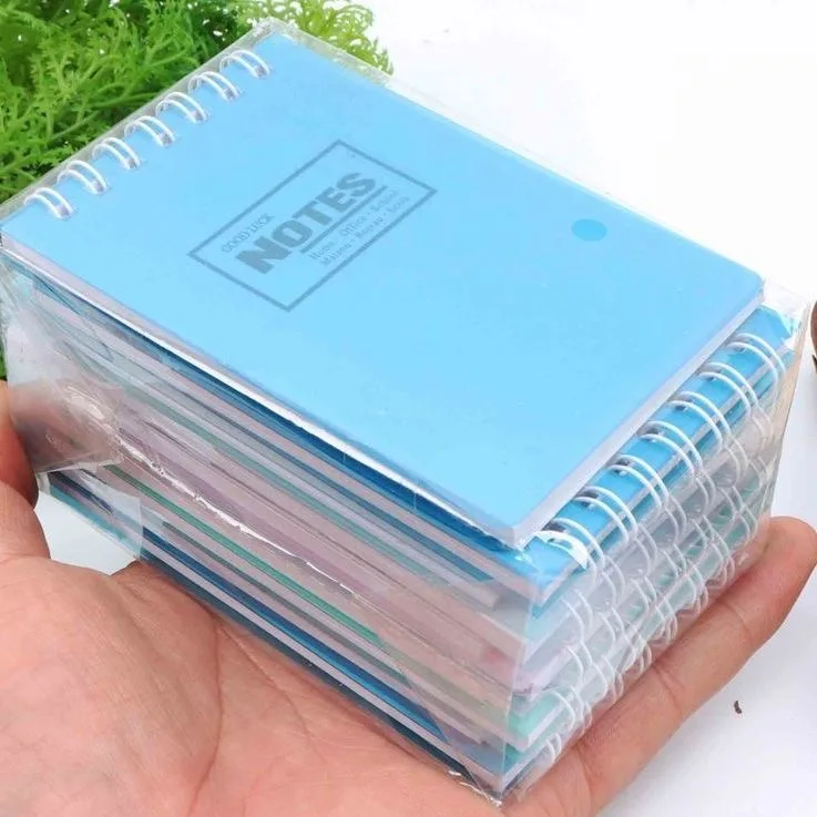 10pcs Mixed Color Mini  A7 Note Pad Notebook Memo Pad Set Small Pocket Style Notepad Checklist To Do List Notes Planner Book