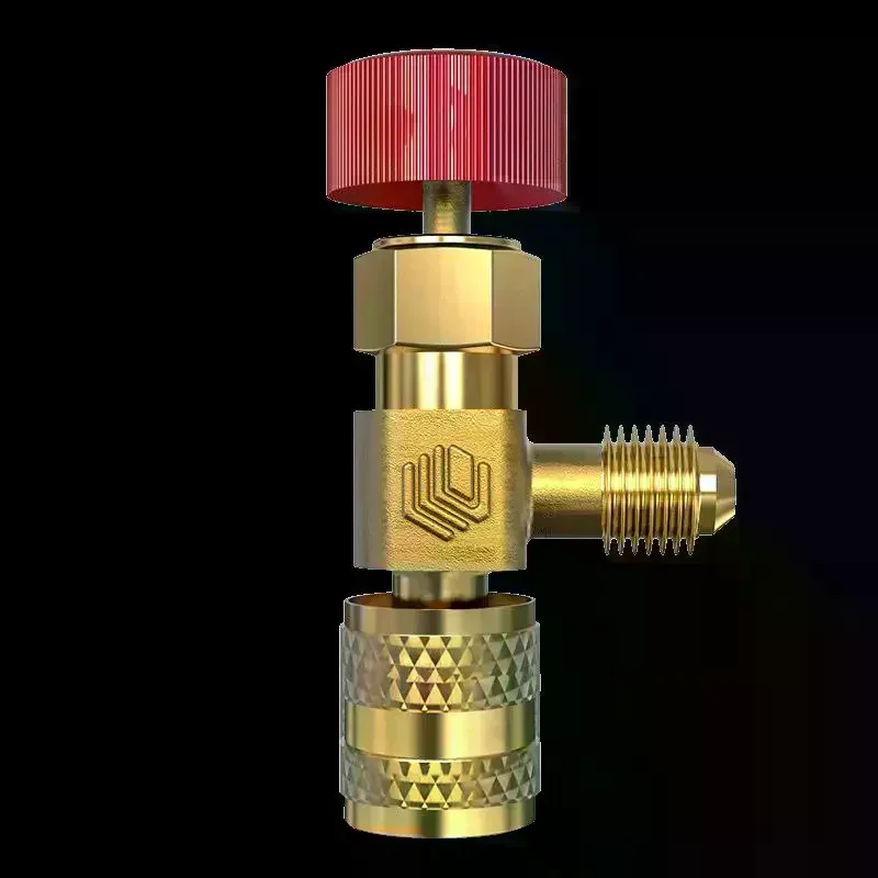 R410a R22 Air Conditioning Adapter Liquid Safety Valve R22 External Thread