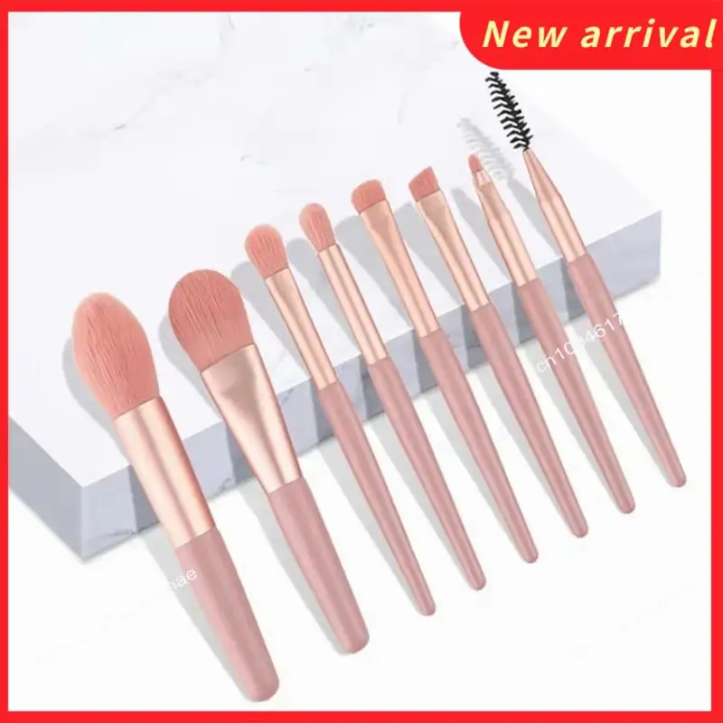 N89R Профессиональная кисть для макияжа из 8 предметов с сумкой для хранения, которая необходимая красота при путешествиях и выходе