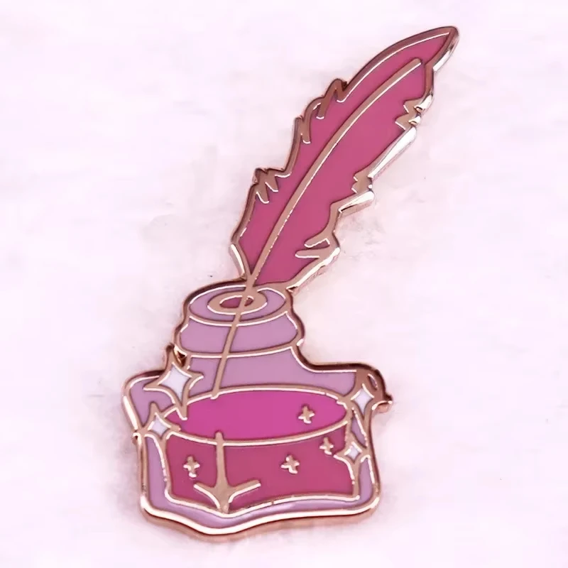 Exquisite Artistic Painting Brooches Metal Enamel Lapel Pins Backpack Hat Accessories Decorative Trims Fan Gifts view 6