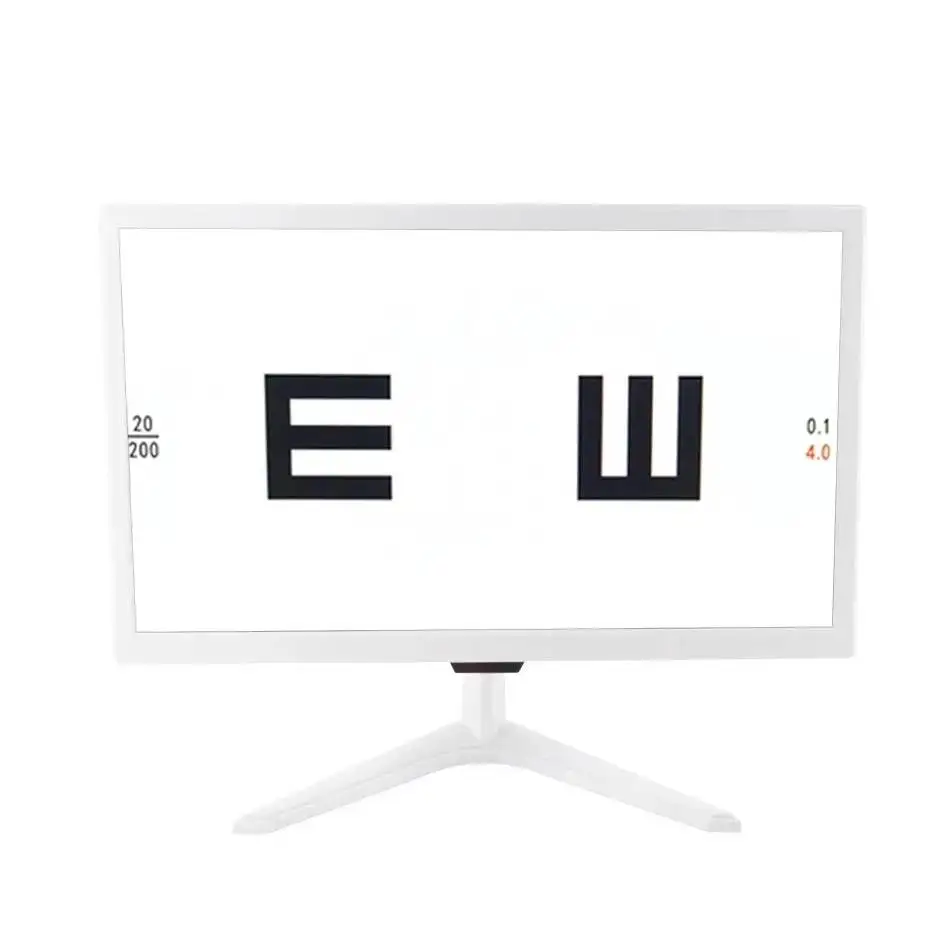 21.5-Inch Ophthalmic LED Vision Chart Optotype Display Optical Testing Monitor Eye for Test Optics Instrument Visual Acuity Test