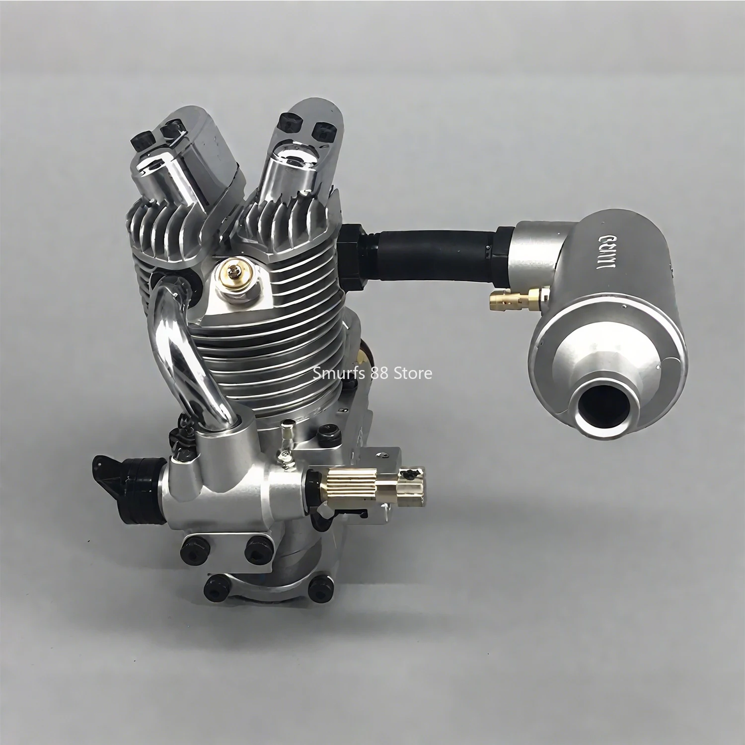 FA62B Four Stroke Engine Model Metal 10.24cc Fixed-wing Aircraft Engine Model Toy
