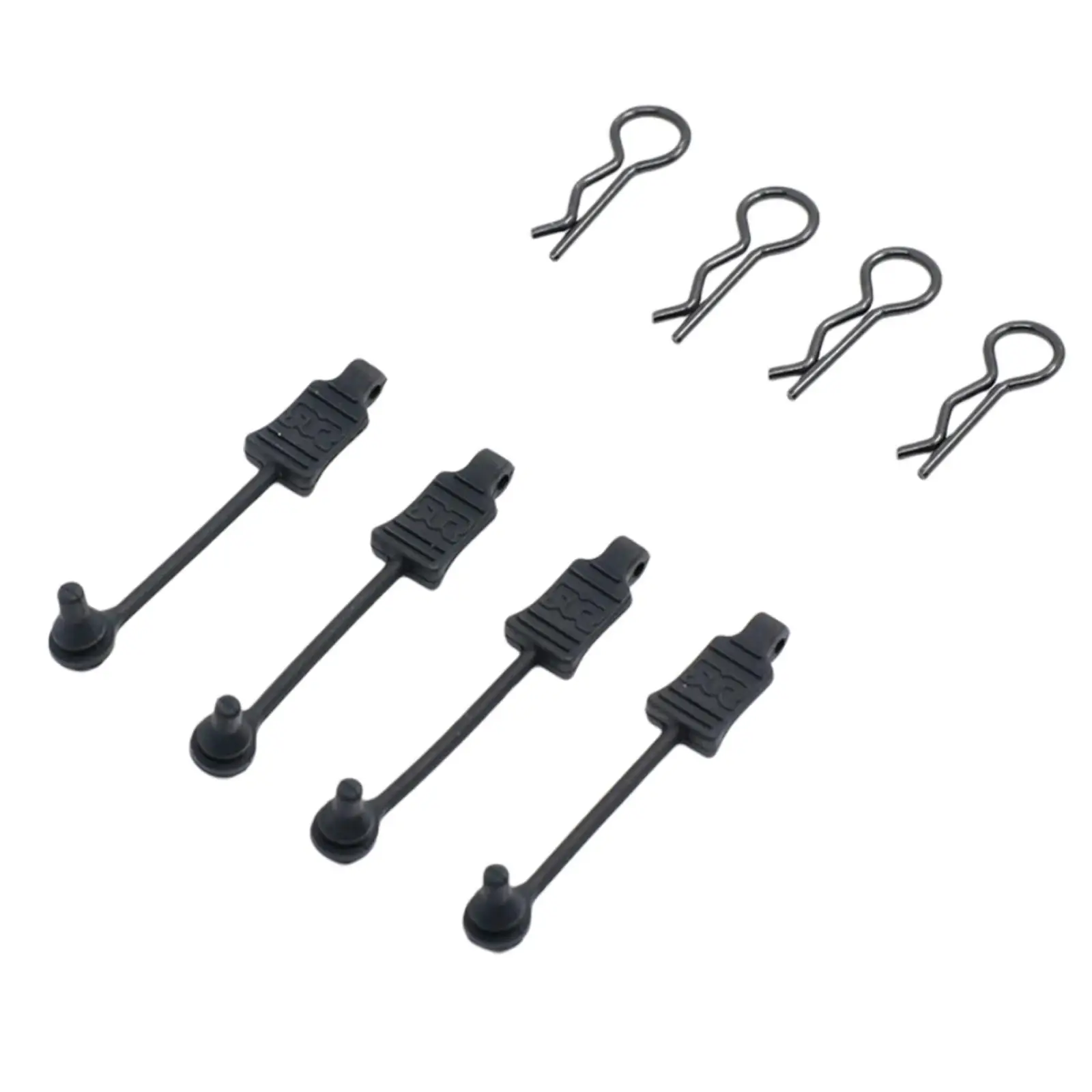 RC Car Body Clips Retainer Shell Fixed Buckle Lock for 1/7 1/8 RC Crawler Buggy Upgrade Parts Black PP