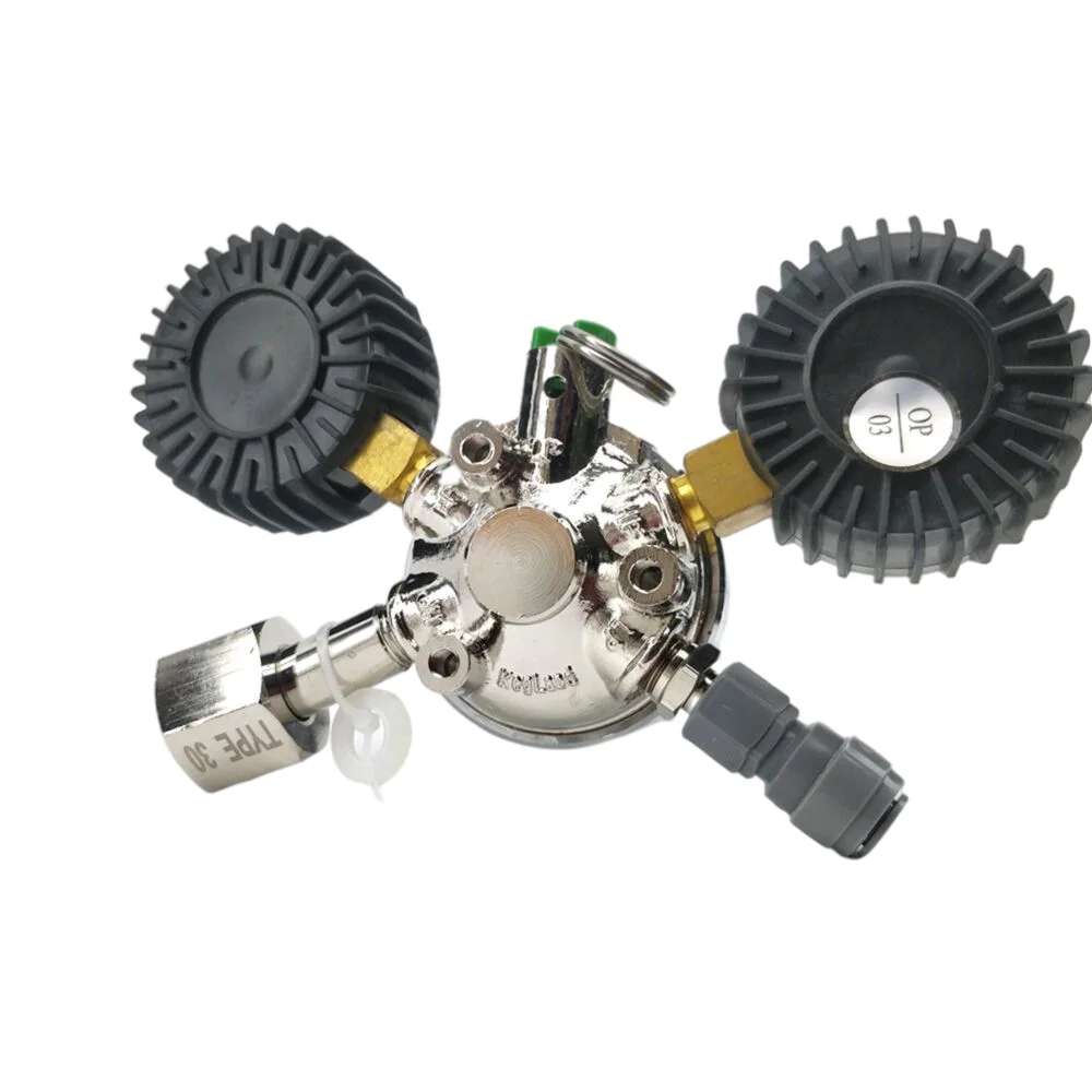 Kegland MK4 Regulator - Type 30 CO2 Gas - Dual Gauge Multi Gas (includes 8mm x FFL duotight)