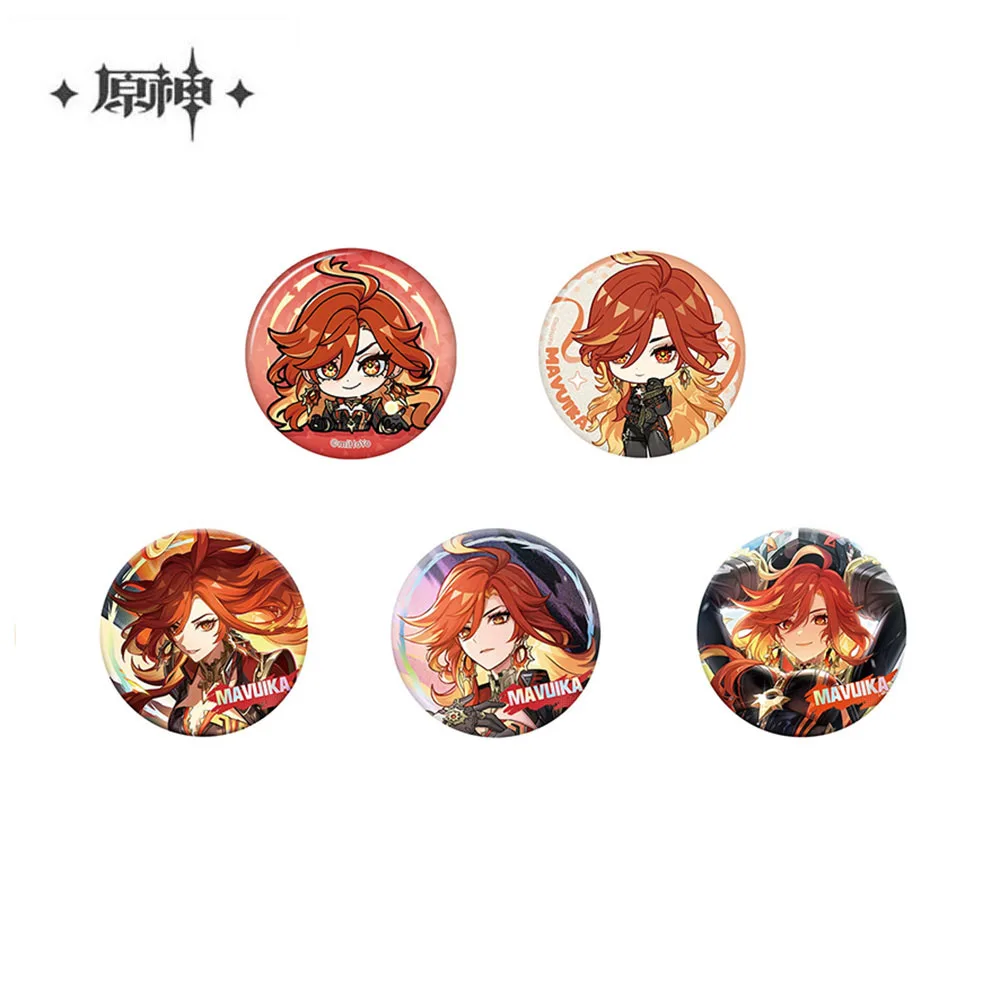 Sunsyea Official Genshin Impact Merch From miHoYo Mavuika Badge Anime Collection