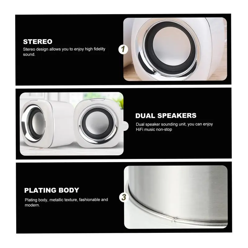 مكبر صوت كمبيوتر USB للكمبيوتر المحمول ، مضخم صوت ، مشغل موسيقى سلكي ، مكبرات صوت ، صوت جهير عميق ، مكبر صوت