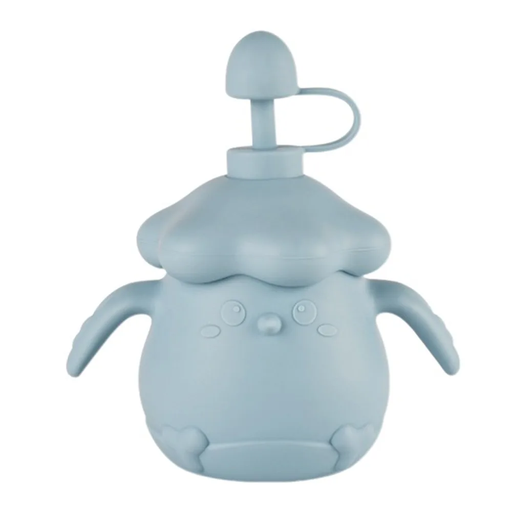 

Creative Baby Training Cup Cartoon Shape Soft Silicone Baby Silicone Feeding Cup Portable Double Handles