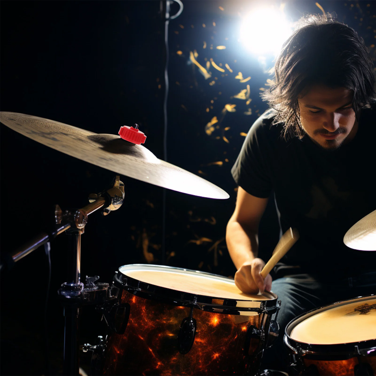 

5Pcs Quick Release Drum Cymbal Nuts Plastic Replacement Parts Durable Drum Fixing Accessories Kit Cymbal Quick Assembly Nuts