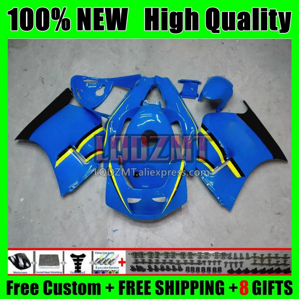 Bodys For SUZUKI SAPC VJ21 RGVT250 RGV250 88 89 RIZLA blue 8No.26 VJ 21 RGV-250 VJ-21 RGVT RGV 250 RGVT-250 1988 1989 Fairing