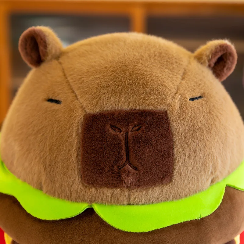 New Hamburg Kapibala Capybara Plush Doll Cute Capybara Soft Pillow Stuffed Toys