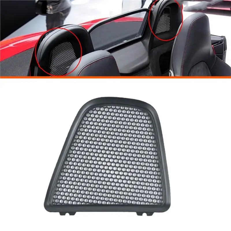 Seat Headrest Wind Deflector For Porsche 718 982 2017-2023 Boxster 981 2013-2016 Car Seat Ventilation Mesh