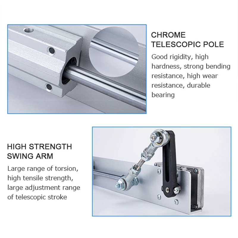 Reciprocating Cycle Linear Actuator DC 12V/24V With Speed Controller Stroke 2-8CM  3-15CM Telescopic Linear Actuator Kit