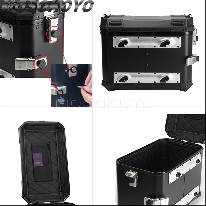 For Harley Pan America 1250 Special 2021-24 Rear Luggage Trunk Box Case Inner Container Bag Cover Saddlebag Top Side Case Boxes