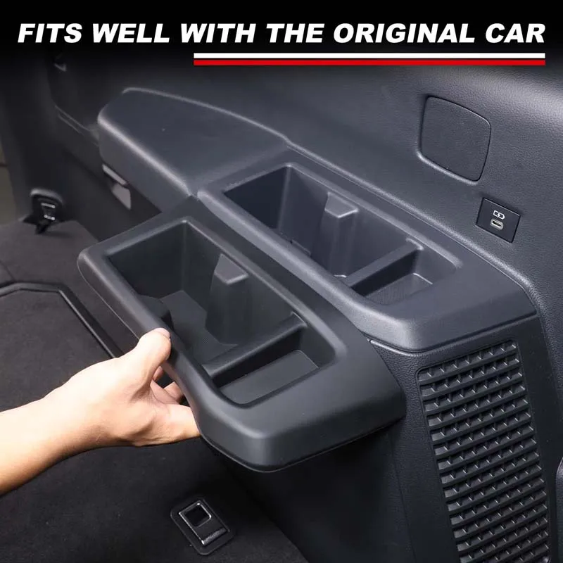 

For Toyota Land Cruiser Prado J250 2024 silicone water cup holder covers on both sides of the third row interior accessories