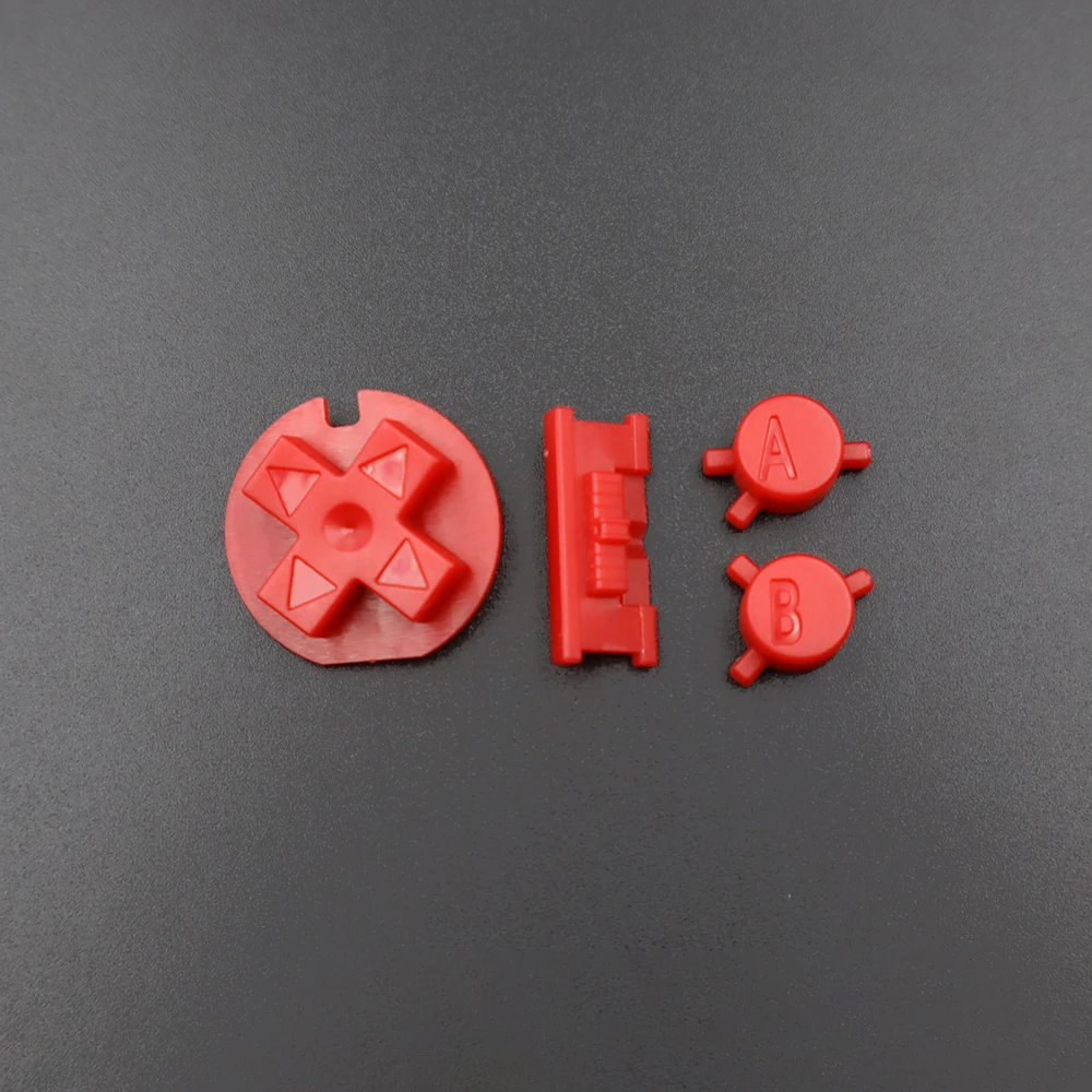 1Set Replacement For GBC Console Buttons Kit A B D-pad Key Power On Off Button