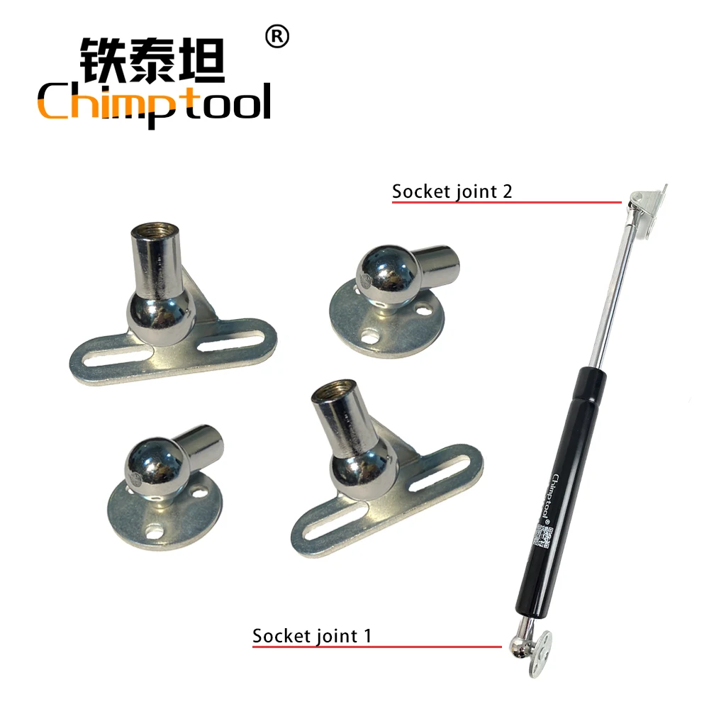 2pcs M8 Chimptool universal Cabinet furniture joint dust boot valve cover lift support gas strut end accessories ball pin joint