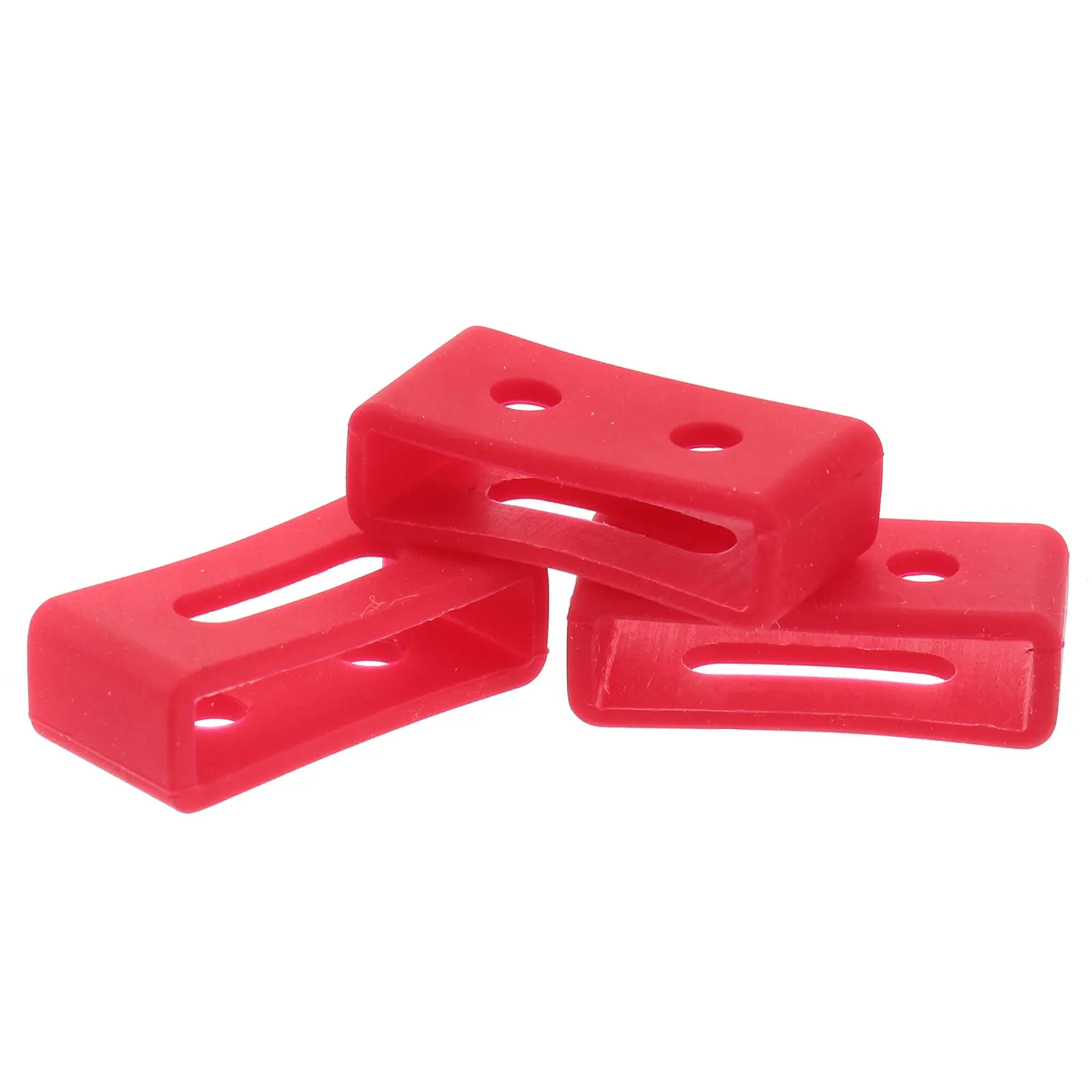 3Pcs Silicone Watch Strap Loops Retaining Bands for 22Mm Watches Quick Install Secure Fit Fashionable Design Wear Resistant