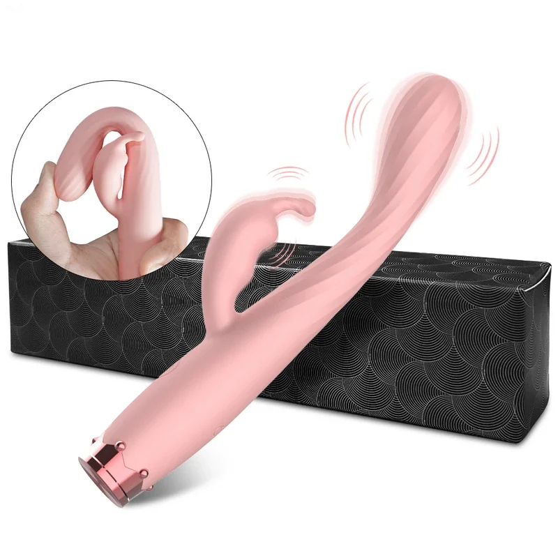 Powerful Beginner G-Spot Rabbit Vibrator for Women 10 Speed Nipple Clitoris Stimulation Female Orgasm Finger Shaped Sex Toys