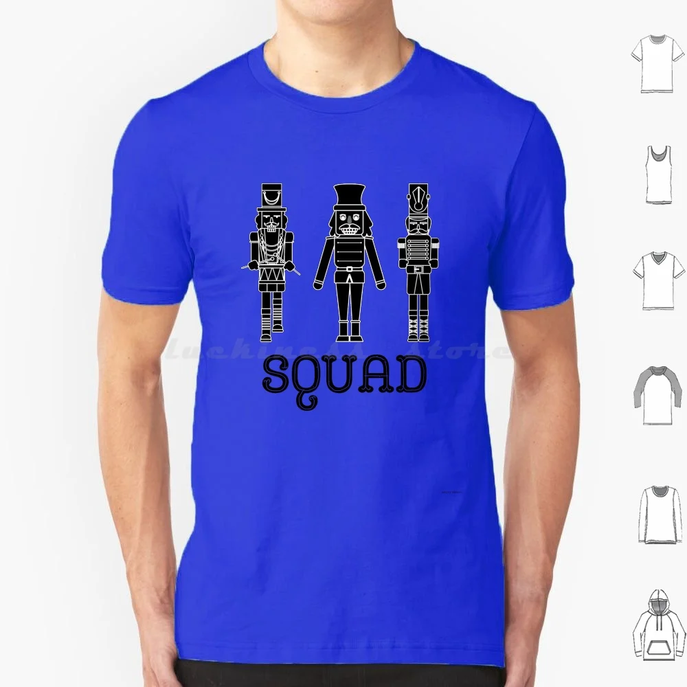 Camiseta del escuadrón de Cascanueces, camiseta fresca de algodón 6xl, objetivos del escuadrón de Cascanueces, consigue esta fiesta Crackin, Feliz Navidad