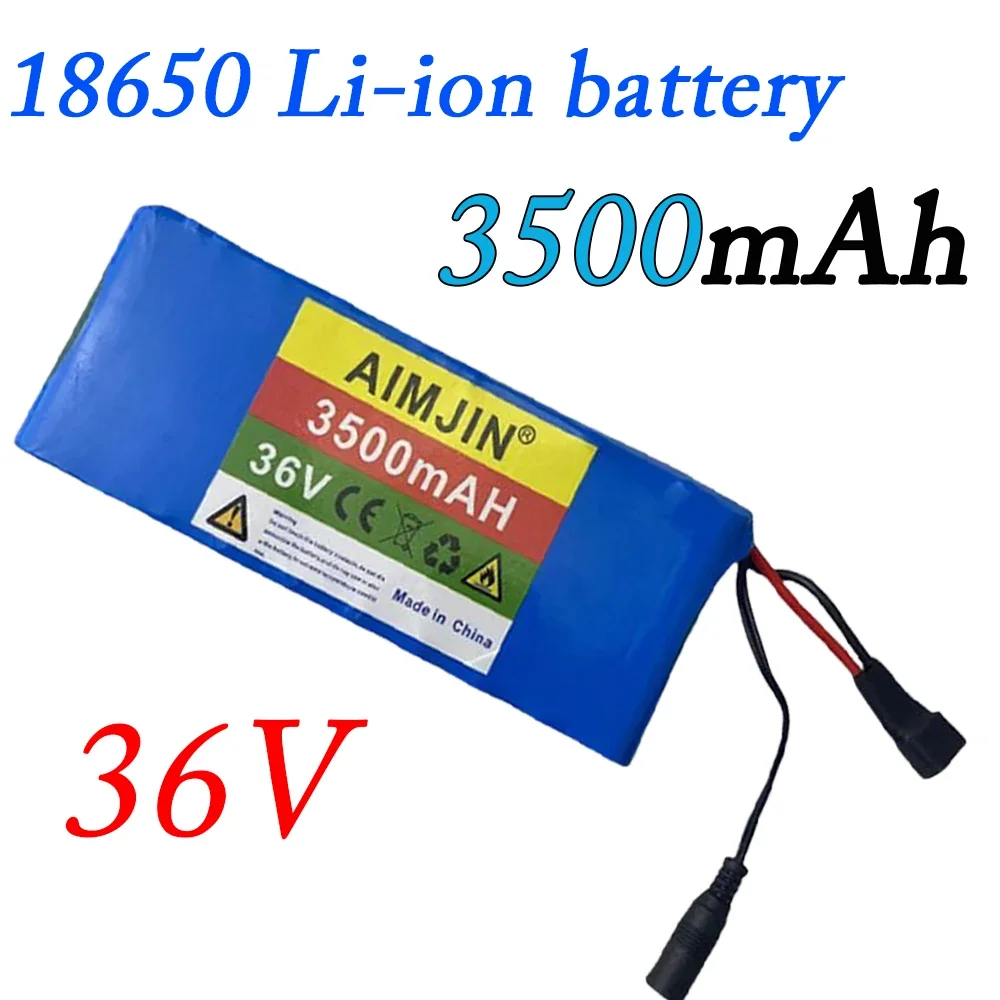 

10S1P 36V Battery 3.5Ah 36V 3500mah 18650 Lithium Ion Battery Pack Ebike Electric Car Bicycle Scooter 20A BMS +42 V 2A Charger