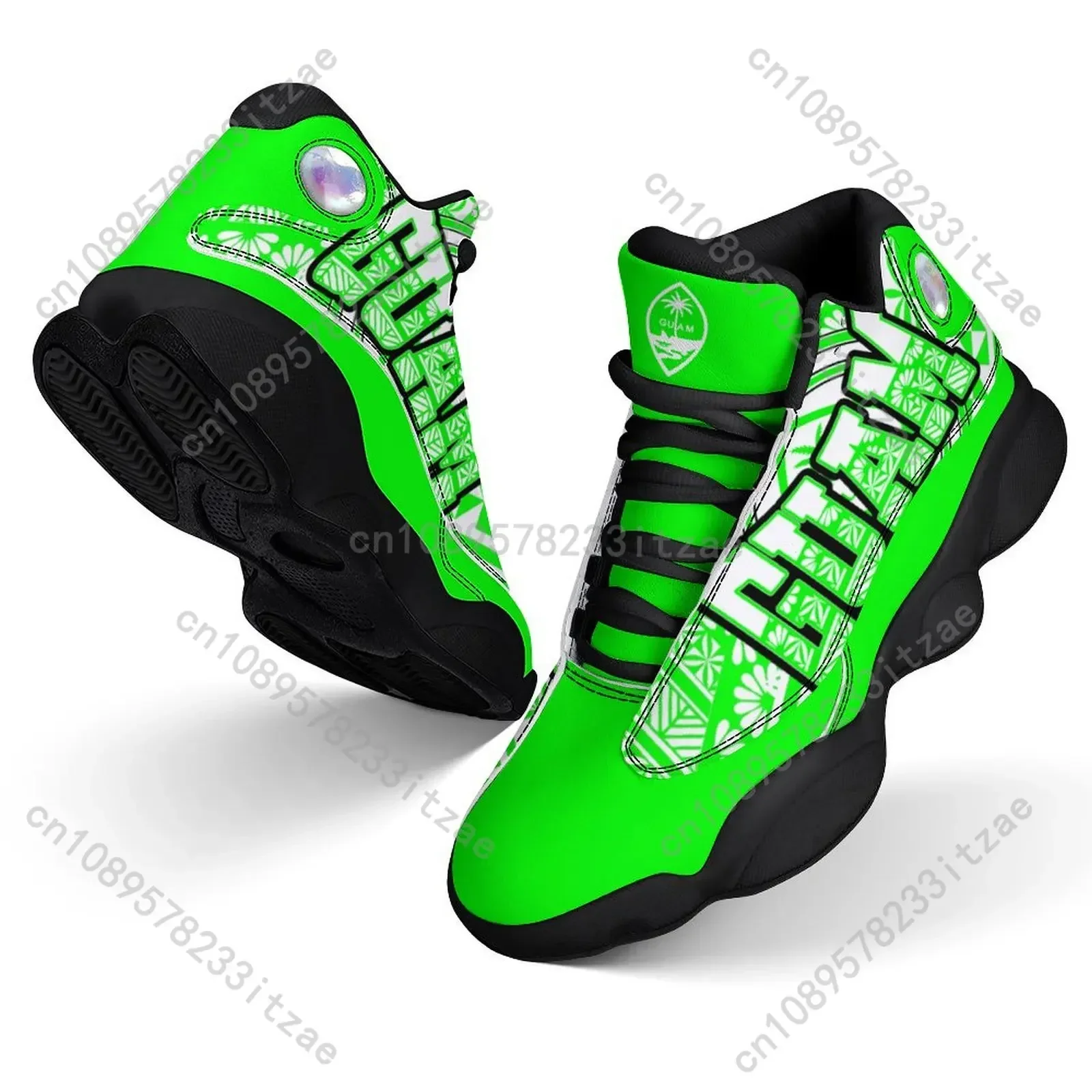 Luxury Design Sports Running Shoes Customized Boys Team Logo Pattern Customized Polynesian Retro Art Pattern Men's Sneakers