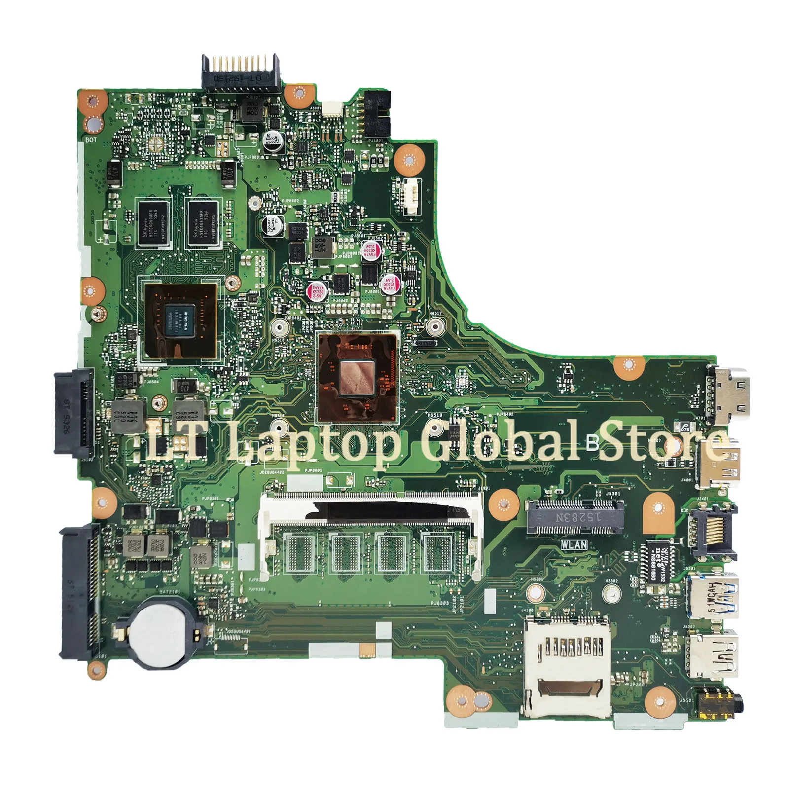 Lt x450mj Mainboard für Asus x450md x450m x452m Laptop Motherboard mit n2840/n3540 CPU 0g RAM GT920m vollständig getestet ok