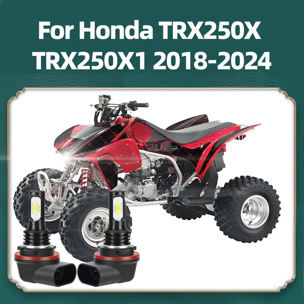 

2 шт. светодиодные лампы для фар 34901-HR3-A21 супер яркие чипы CSP 3570 для Honda TRX250X 2018 2019 2020 TRX250X1 2021 2022 2023 2024