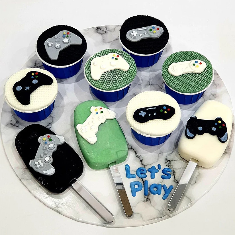 Game Controller Silicone Cake Baking Mold Sugarcraft Chocolate Cupcake Fondant Decorating Tools