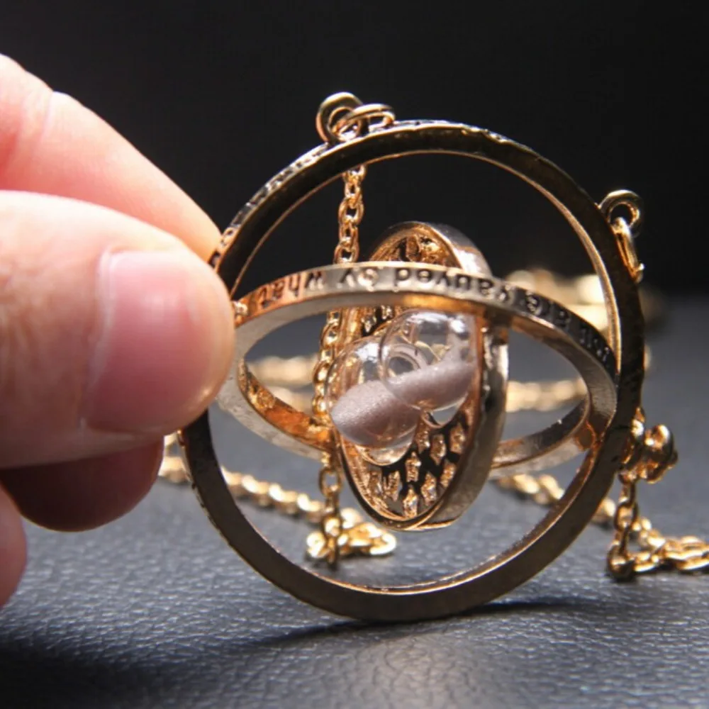 Converter de tiempo Collar de reloj de arena Otoño/Invierno Cadena de suéter Joyería unisex
