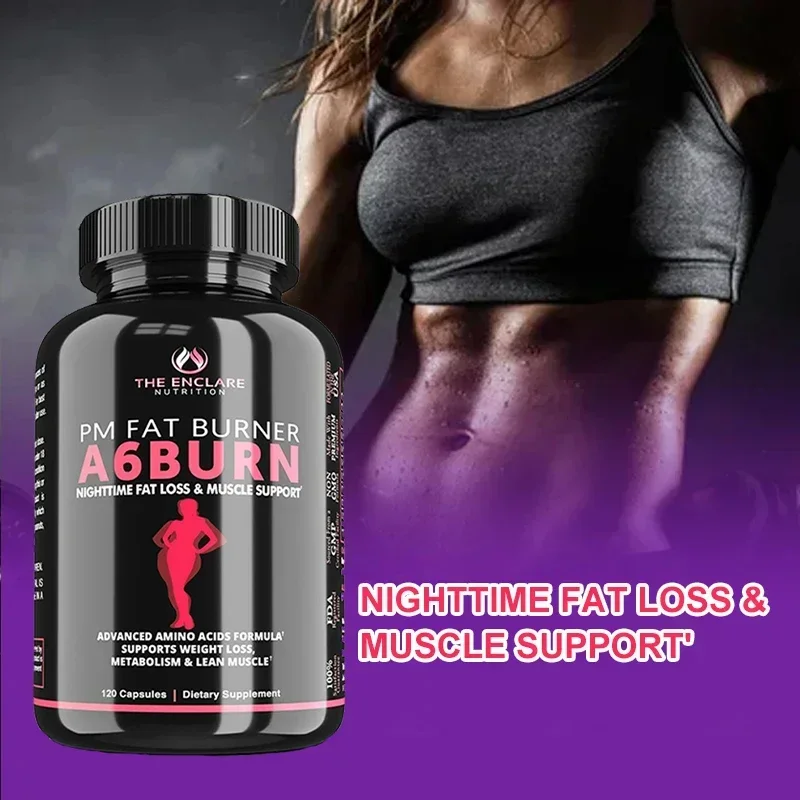 Night Slimming Fat Burning Capsules for Weight Loss, Suppresses Appetite, and Strongly Promotes Metabolism in Men and Women