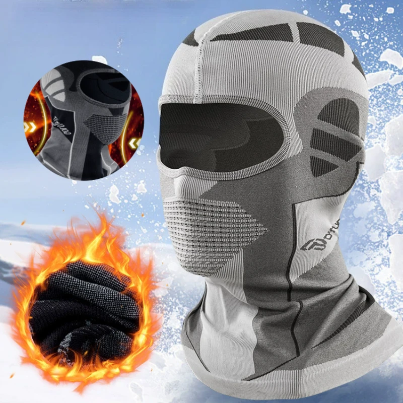 

Мужской и женский морозостойкий термошарф, зимняя лыжная шапка, Балаклава, полнолицевая маска, лыжный велосипедный охотничий чехол для шеи, подкладка для шлема, кепка
