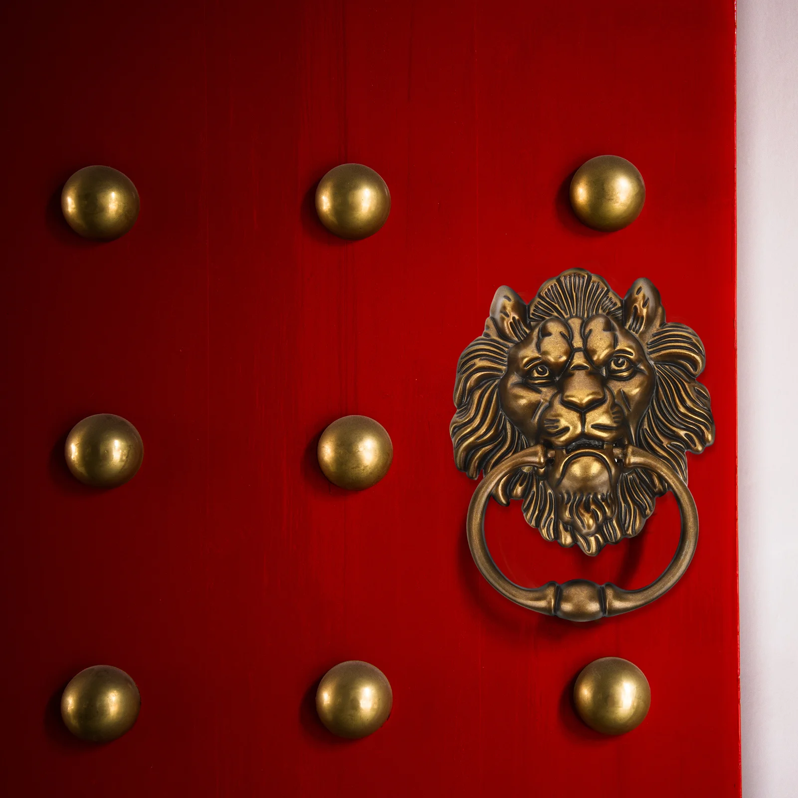 

Zinc Alloy Lion Head Door Handle Vintage Cabinet Drawer Pulls Wardrobe Furniture Pulls Wardrobe Handle