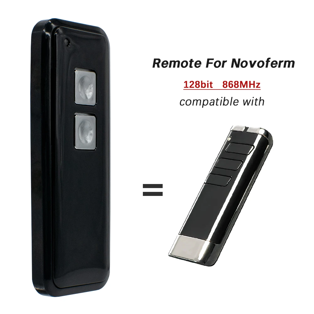 Novoferm AES 128-bit 868MHz Garage Door Remote Control For Novoferm Novotron 522 502 504 MAX43-2 Gate Opener